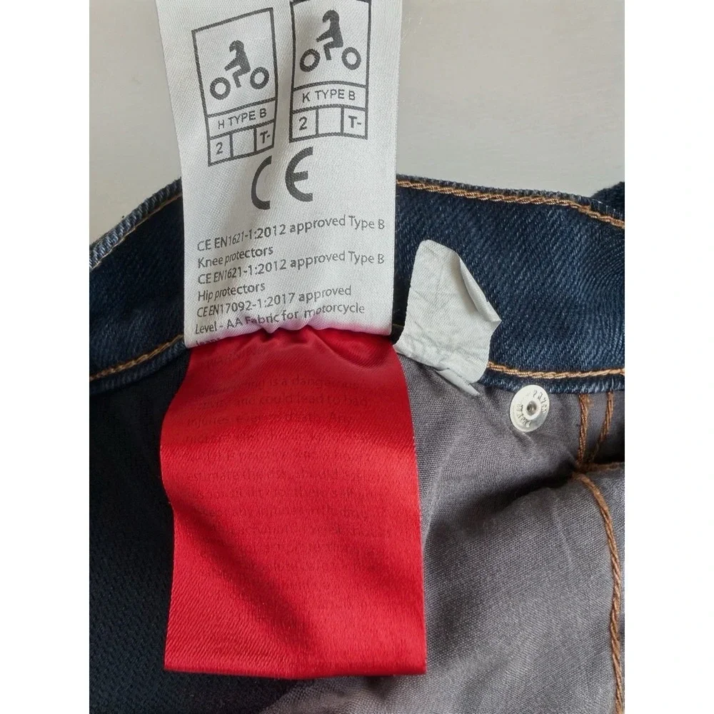 REAX Dyneema 267 Jeans Protective Padded Motorcycle Men's 36x32 Indigo Blue EUC - Picture 8 of 11